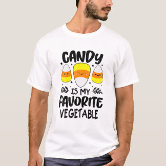 Candy ist mein liebstes Gemüse Mais Candy Hallowee T-Shirt