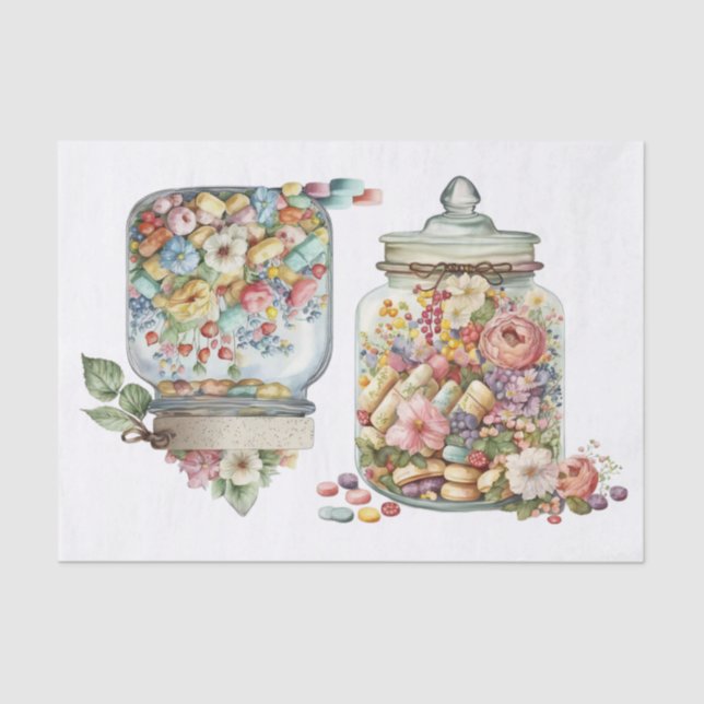 Candy Jars 3 Seidenpapier (Vorderseite)