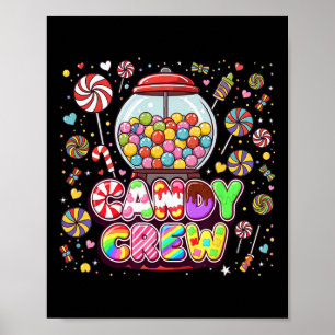 Candy Land Candy Crew Party Halloween Kostüme könn Poster