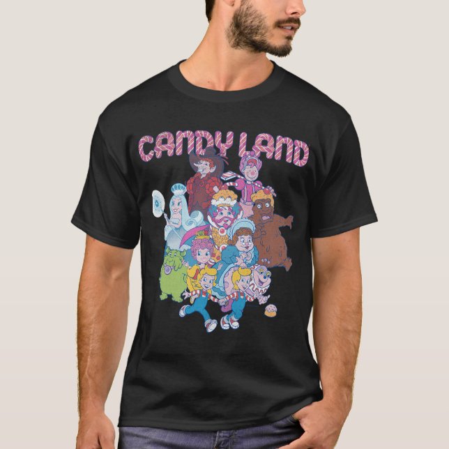 Candy Land Game Characters Shot Logo T-Shirt (Vorderseite)