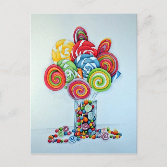 Candy Land Postkarte (Vorderseite)