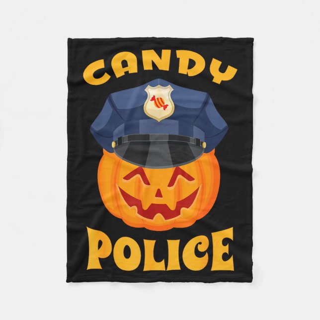Candy Lice Halloween Party Trick Or Treat Security Fleecedecke (Vorderseite)