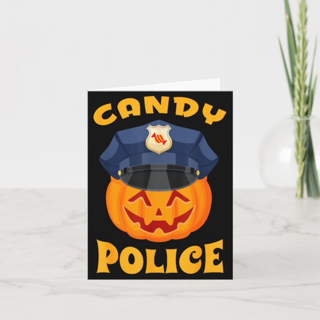 Candy Lice Halloween Party Trick Or Treat Security Karte (Vorderseite)