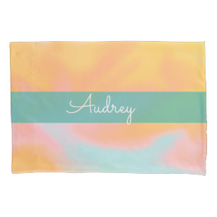 Candy Liquid Pattern Name Pillow Case Kissenbezug
