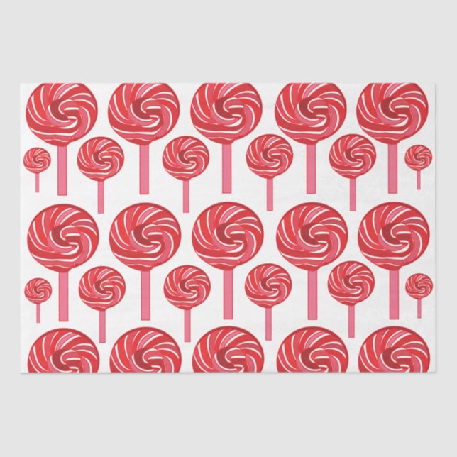 Candy Lollipop Sweet Candy Lollipop Seidenpapier (Vorderseite)