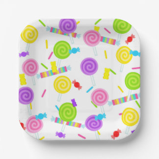 Candy Lollipop Sweet Celebration Pappteller