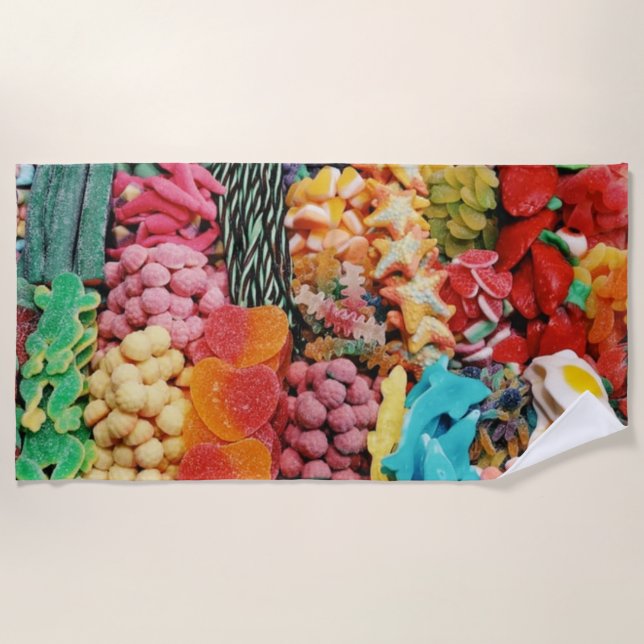 CANDY Lover Strandtuch (Vorderseite)