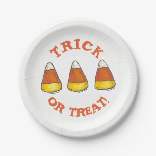 Candy Mais Halloween Trick oder Treat Party Candie Pappteller