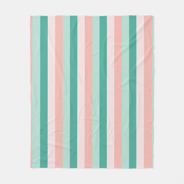 Candy Mint Fleece Blanket (Vorderseite)