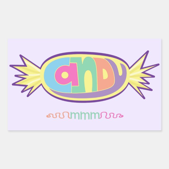 Candy mmm Stickers (Vorderseite)