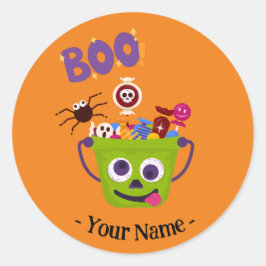 "Candy Monster in Training" Halloween Stickers
