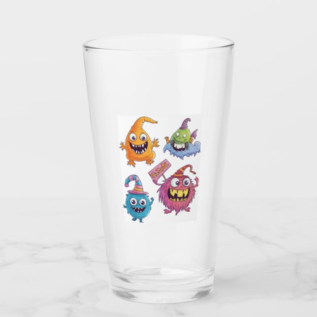 Candy Monster Parade Glas (Vorderseite)