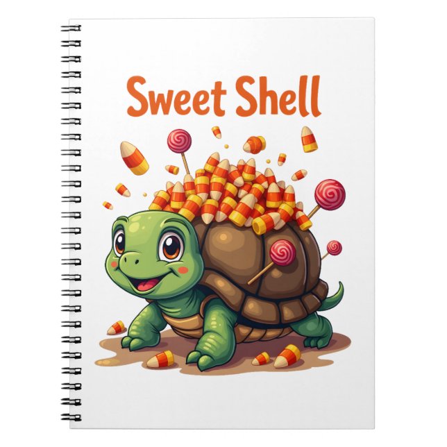 Candy Muschel Turtle Notizblock (Vorderseite)