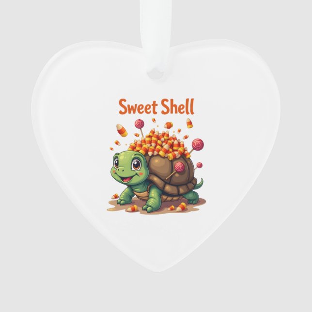 Candy Muschel Turtle Ornament (Vorderseite)