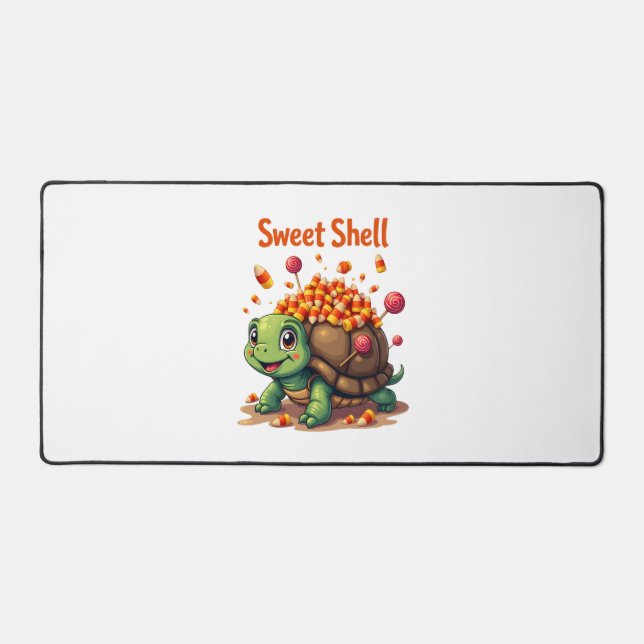Candy Muschel Turtle Schreibtischunterlage (Vorderseite)