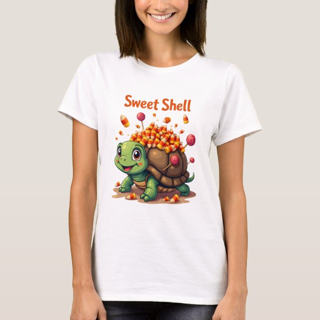 Candy Muschel Turtle T-Shirt (Vorderseite)