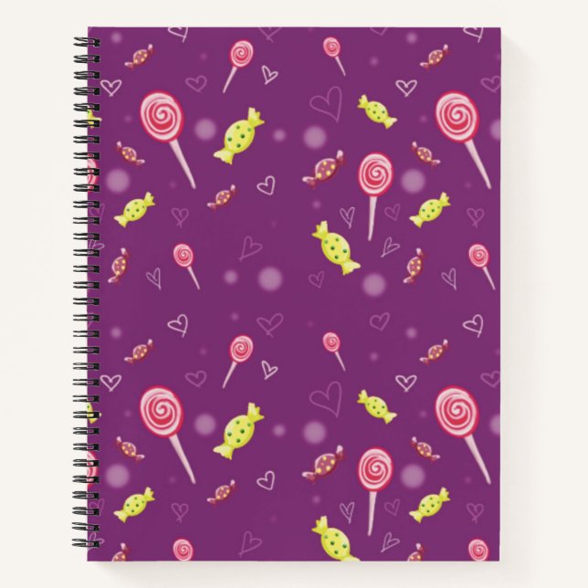 Candy-Notebook Notizbuch (Vorderseite)