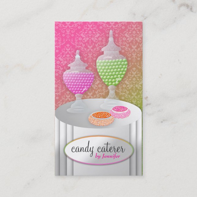 _Candy nur Lutscher des Visitenkarte (Vorderseite)