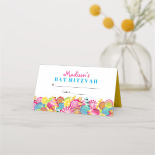 CANDY PARTY Bat Mitzvah Sitzgelegenheit Escort Pla Platzkarte