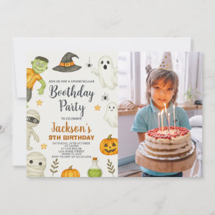 Candy Party Kids Halloween Geburtstag Einladung