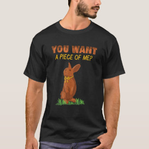 Candy Piece Chocolate Bunny Rabbit Happy Oaster Su T-Shirt