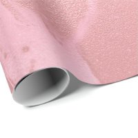 Candy Pink Rose Molten Marmorglas Abstrakt