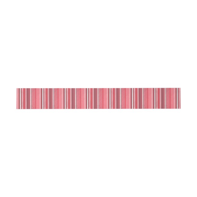 Candy Pink Stripes Einladungsbanderole (Flach)