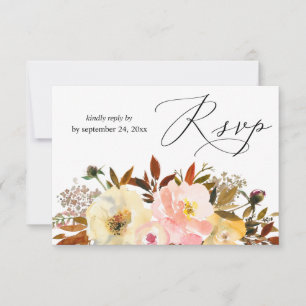 Candy Pink & Yellow Floral mit Meetekarte RSVP Car Karte