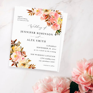 Candy Pink & Yellow Floral Wedding