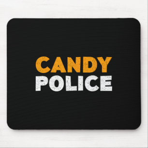Candy Police Halloween-Shirt Mousepad