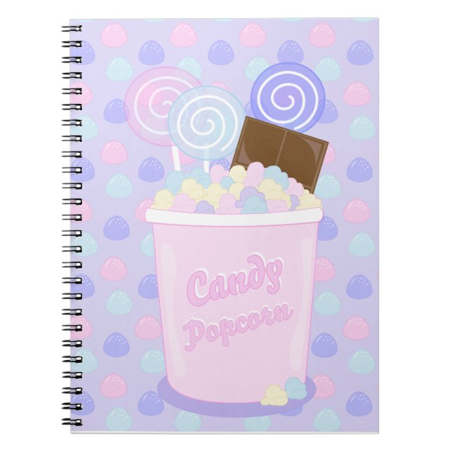 Candy Popcorn Planner Notizblock (Vorderseite)