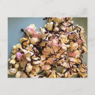 Candy Popcorn Postkarte