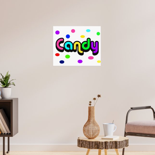 Candy-Poster Poster (Wohnzimmer 3)