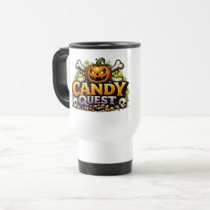Candy Quest App 'Knock' Logo Reisebecher