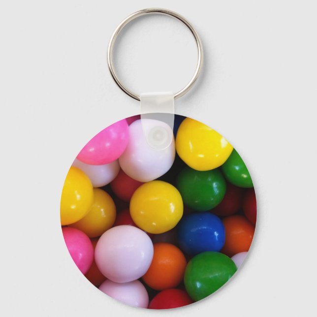 Candy Regenbogenkugeln Schlüsselanhänger (Vorderseite)