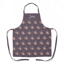 Candy Santa Christmas Pattern Wasserfarbenmonogram