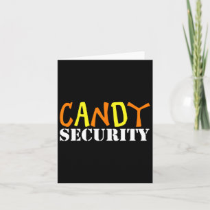 Candy Security Easy Halloween Kostüm für Lazy Adu Karte