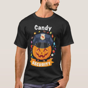 Candy Security Halloween-Party Kostüm Pumpkin Pol T-Shirt