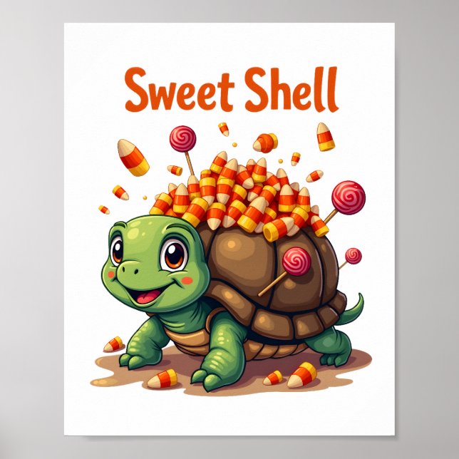 Candy Shell Turtle Poster (Vorne)