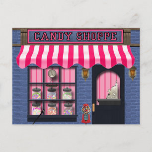 Candy Shoppe carte postale sucré