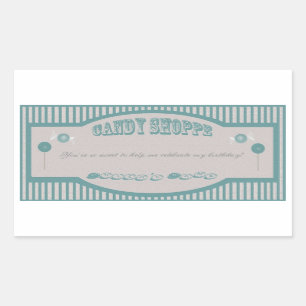 Candy Shoppe Stickers - Aquamarin