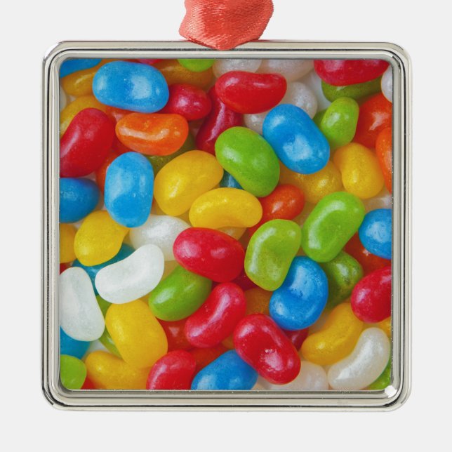 Candy Silbernes Ornament (Vorne)