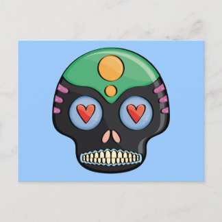 Candy Skull Postkarte