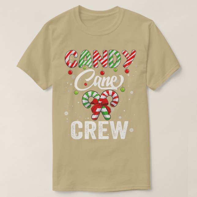 Candy Stock Crew Matching Shirts Squad Santa xmas  (Design vorne)
