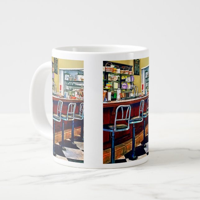Candy Store mit Soda Fountain Jumbo-Tasse (Vorderseite Links)