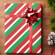 Candy Stripe Christmas Red Green