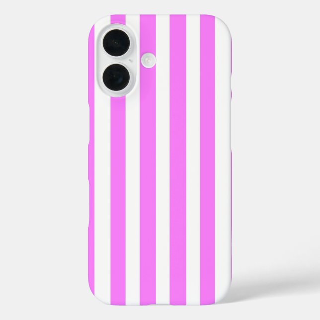 Candy Stripe iPhone 16 Hülle (Rückseite)