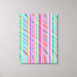 Candy Stripe Leinwanddruck