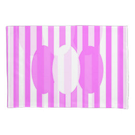 Candy Stripe reversible Kissenbezug