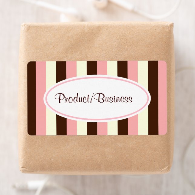 Candy Striped Labels (Insitu)
